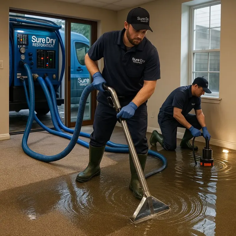 Water Extraction and Removal process in Corinth, TX